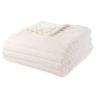 Plaid flanelle avec rayures - TEX HOME en promo chez Carrefour Clermont-Ferrand à 13,59 €