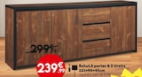 Bahut 3 portes & 3 tiroirs 225x90x45cm dans le catalogue Maxi Bazar
