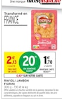 Ravioli Jambon - FIORINI - Intermarché Hyper Ravioli Jambon - FIORINI à 1,70 € dans le catalogue Intermarché Hyper