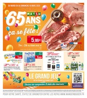 Tablette Angebote im Prospekt "65 ANS ça se fête !" von Supermarchés Match auf Seite 1