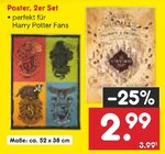 Poster, 2er Set Angebote bei Netto Marken-Discount Ulm für 2,99 €