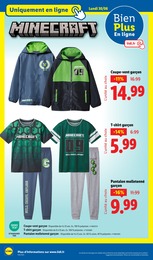 Prix et réduction Vêtements Garçon dans le prospectus Lidl en cours Offre Vêtements Garçon dans le catalogue Lidl du moment à la page 80