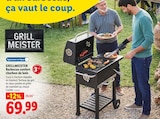 Barbecue confort charbon de bois - GRILLMEISTER en promo chez Lidl Pont-à-Mousson à 69,99 €