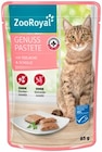 Katzenahrung Genuss Pastete Angebote von ZooRoyal bei REWE Neuwied für 0,90 €