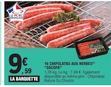 Chipolatas aux Herbes - SOCOPA en promo chez E.Leclerc Chipolatas aux Herbes - SOCOPA dans le catalogue E.Leclerc