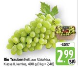 Bio Trauben hell bei E center im Tübingen Prospekt für 2,99 €