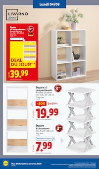 Promotion Applique dans le prospectus Lidl, valable du 31/07/2025 au 06/08/2025 Promo Applique dans le catalogue Lidl du moment à la page 56