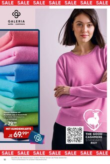 Damen Cashmere Pullover Angebot im aktuellen Galeria Prospekt auf Seite 10