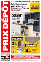 Catalogue Bricolage Brico Dépôt en cours à Rédange et alentours, "PRIX DÉPÔT", 24 pages, 05/07/2024 - 18/07/2024