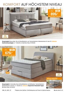 Bett im Opti-Wohnwelt Prospekt "Summer Sale" mit 63 Seiten (Bremen)