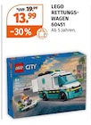 Rettungswagen 60451 im Angebot bei Müller in Weiden Rettungswagen 60451 Angebote von LEGO bei Müller Weiden für 13,99 €