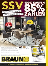 BRAUN Möbel-Center Prospekt für Lenzkirch: "SSV - VERKAUF SOLANGE DER VORRAT REICHT", 8 Seiten, 16.07.2025 - 13.08.2025