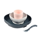 Set Vaisselle Silicone 4 pièces - Béaba en promo chez Aubert Avignon à 19,90 €