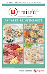 Catalogue Supermarchés U Express en cours à Gouville-sur-Mer et alentours, U traiteur, 40 pages, 05/03/2024 - 06/10/2024