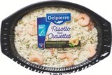 Risotto aux Crevettes Parmesan et Basili - DELPIERRE en promo chez Super U Risotto aux Crevettes Parmesan et Basili - DELPIERRE dans le catalogue Super U