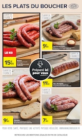 Promos Saucisse dans le catalogue "Des plats frais, préparés dans votre magasin, tous les jours" de Carrefour Saucisse en promo dans le catalogue Carrefour à la page 4