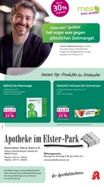 mea - meine apotheke Apotheken Prospekt der aktuellen Woche mit 4 Seiten, gültig von 01.11.2025 bis 30.11.2025, in Pöhl und Umgebung Aktueller mea - meine apotheke Apotheken Prospekt in Pöhl und Umgebung, "Unsere November-Angebote" mit 4 Seiten, 01.11.2025 - 30.11.2025