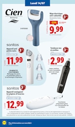 Prix et réduction Râpe Pédicure Électrique dans le prospectus Lidl en cours Offre Râpe Pédicure Électrique dans le catalogue Lidl du moment à la page 56