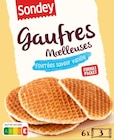 Gaufres moelleuses - Sondey en promo chez Lidl Versailles à 2,69 €