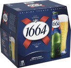 Bière Blonde 5.5% vol. - 1664 en promo chez Géant Casino Antony à 5,59 €