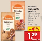 Weihnachtsgewürze von Ostmann für 1,29 € bei Netto Marken-Discount im Angebot Weihnachtsgewürze von Ostmann im aktuellen Netto Marken-Discount Prospekt