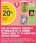 Promo 20% avec la Carte Ticket E. Leclerc sur les produits présents en magasin de la gamme Marca guia et O  sabor das nossas regiões. à  dans le catalogue E.Leclerc à Ehnwihr