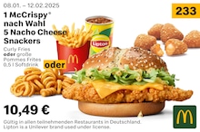 Lipton Angebot im aktuellen McDonalds Prospekt auf Seite 10