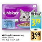 Katzennahrung Angebote von Whiskas bei EDEKA Aschaffenburg für 3,79 €