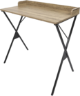 Bureau Loka bois et métal - Maxi Bazar à Nice Bureau Loka bois et métal en promo chez Maxi Bazar Nice à 29,99 €