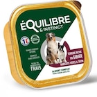 Terrine pour chien au gibier, haricots vert et au thym Équilibre & Instinct – 300 g - EQUILIBRE&INSTINCT à 1,67 € dans le catalogue Botanic