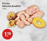 Frisches Hähnchen-Brustfilet von  im aktuellen V-Markt Prospekt für 1,19 €