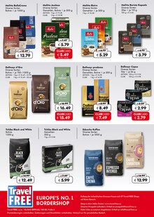 Melitta im Travel FREE Prospekt "EUROPE'S NO.1 BORDERSHOP" mit 10 Seiten (Chemnitz)