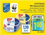 diska - MSC Thunfisch Filets Angebot im Prospekt MSC Thunfisch Filets bei diska im Prospekt "" für 1,00 €