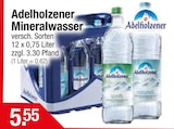 Mineralwasser von Adelholzener im aktuellen Getränke City Prospekt für 5,55 €