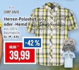 Herren-Poloshirt im Angebot bei Kaufhaus Stolz in Cuxhaven Herren-Poloshirt Angebote von CAMP DAVID bei Kaufhaus Stolz Cuxhaven für 39,99 €