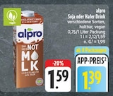 Soja Drink Angebote von alpro bei EDEKA Würzburg für 1,39 €