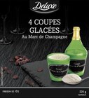 4 coupes glacées au Marc de Champagne - Deluxe en promo chez Lidl Bagnols-sur-Cèze à 2,99 €