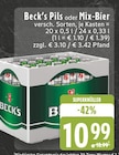 Beck's Pils oder Mix-Bier Angebote von Beck's bei EDEKA Marl für 10,99 €