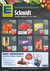 EDEKA Supermarkt Prospekt der aktuellen Woche mit 8 Seiten, gültig von 27.10.2025 bis 01.11.2025, in Sebnitz und Umgebung Aktueller EDEKA Supermarkt Prospekt in Sebnitz und Umgebung, "Wir lieben Lebensmittel!" mit 8 Seiten, 27.10.2025 - 01.11.2025