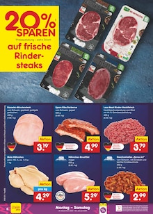 Fleisch im Netto Marken-Discount Prospekt "Aktuelle Angebote" mit 62 Seiten (Dortmund)