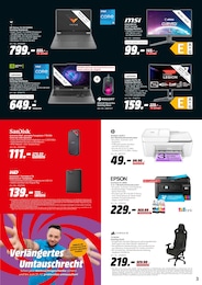 Stuhl Angebot im aktuellen MediaMarkt Saturn Prospekt auf Seite 3