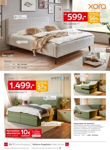 Boxspringbett im XXXLutz Möbelhäuser Prospekt "JUBILÄUM" mit 36 Seiten (Köln)