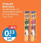Beef Stick im Angebot bei V-Markt in Regensburg Beef Stick Angebote von Vitakraft bei V-Markt Regensburg für 0,33 €