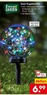 Solar Kugelleuchte Angebote von Living & Garden bei Netto Marken-Discount Straubing für 6,99 €