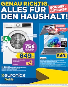 Aktueller EURONICS Prospekt "GENAU RICHTIG. ALLES FĂśR DEN HAUSHALT!" Aktueller EURONICS Prospekt