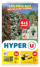 Prospectus Hyper U "LES PRIX BAS Spécial jardin d'automne" en cours à La Roche-sur-Yon, Page 1 Catalogue Hyper U en cours à La Roche-sur-Yon, "LES PRIX BAS Spécial jardin d'automne", Page 1