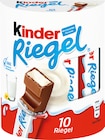 Kinder Riegel 10er-Pack von Ferrero für 2,49 € bei Rossmann im Angebot Kinder Riegel 10er-Pack von Ferrero im aktuellen Rossmann Prospekt