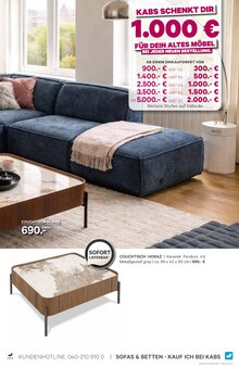 Wohnzimmertisch im Kabs Prospekt "AKTUELLE ANGEBOTE" mit 52 Seiten (Hamburg)