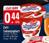 Sahnejoghurt bei EDEKA im Herne Prospekt für 0,44 €