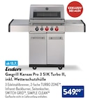 Gasgrill Kansas Pro 3 SIK Turbo II im Angebot bei ALDI Nord in Borken Gasgrill Kansas Pro 3 SIK Turbo II Angebote von Enders bei ALDI Nord Borken für 549,00 €